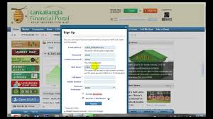 How To Sign Up With Lankabangla Financial Portal