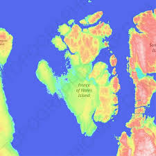 593 opiniones sobre turismo, dónde comer y alojarse por viajeros que han estado allí. Prince Of Wales Island Topographic Map Elevation Relief