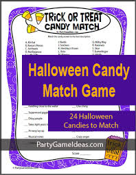 Florida maine shares a border only with new hamp. Halloween Candy Game Trick Or Treat Candy Match