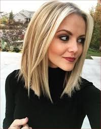 Trendy Haircut Shoulder Length Straight Lob Hairstyle 36 Ideas Long Bob Blonde Long Bob Hairstyles Thick Hair Styles