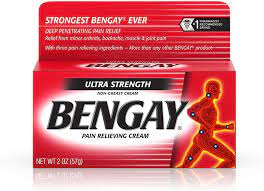 Amazon.com: Ultra Strength Bengay Pain Relief Cream, (Pack of 4) : Health &  Household