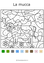 Conta E Colora 48 Disegni Da Colorare In Base Ai Numeri Disegni Da Colorare Disegni Colori