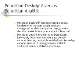 Sekalipun statistika deskriptif ini hanya menyajikan karakteristik sampel, namun statistika deskriptif merupakan dasar untuk mengkaji dan melakukan inferensi karakteristik populasi. Jenis Statistik Berdasarkan Kegunaan Statistik Deskriptif N Statistik