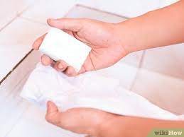 In a large enough basin or sink, mix about a litre of warm water with 1/2 teaspoon of a good quality liquid laundry detergent, such as persil bio. How To Remove Fabric Softener Stains 14 Steps With Pictures