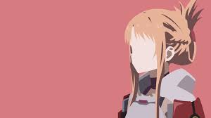 Clean, crisp images of all your favorite anime shows and movies. Asuna Sword Art Online Alicization Minimalist 4k 25463