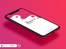 Free Perspective View Iphone X Mockup Iphone App Design Iphone Free Mockup