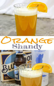 Orange Shandy Recipe Blue Moon With A Kick Of Vodka Garnishing Life Recipe Shandy Recipe Shandy Orange Vodka
