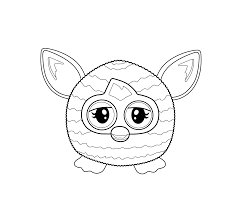 Furby Toy Coloring Pages For Kids Printable Free Coloring Pages Coloring Pages For Kids Furby
