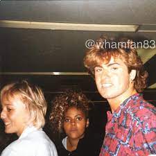 Sharing My Photo That I Took Of George Shirlie And Pat In The Mid 80 S At Heathrow Airportwas With A G George Michael Wham George Michael George Michael Music
