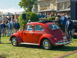 Image result for Poppy Red 1961 Beetle