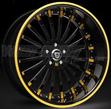 Black And Yellow Truck Rims Lf 714 Standard Custom Yellow 1 1 Jpg 1191 1180 Customrims Wieldop Wielen