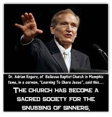 His statement is typical for a southern baptist pastor, which adrian rogers was. Pin On Parsonrob Creations