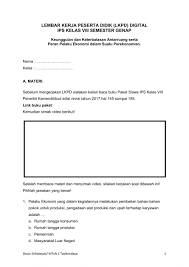 Terdapat 25 butir soal lengkap dengan kunci jawaban untuk memudahkan dalam belajar. Lkpd Pelaku Ekonomi Digital Worksheet