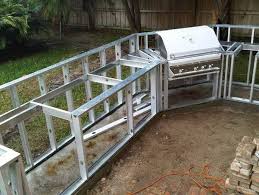 Embellish your kitchen with a fabulous aesthetic appeal kitchen cabinet bulkhead ideas. How To Build A Bbq Island With Metal Studs Detailed Instructions