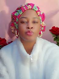 Double Layered Ankara Satin Bonnet