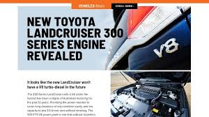 © provided by practical motoring new landcruiser 300 revealed and detailed: New Toyota Landcruiser 300 Series Engine Revealed Unsealed 4x4 Issue 064