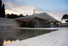 Le corbusier attempts to demonstrate that architecture is overall present, be it in the most humble domestic equipment or in a manor, a district, a city, etc. Barcelona Pavilion Wikipedia