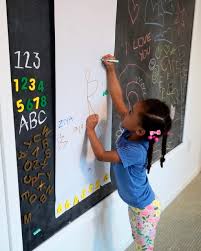 We had a lot of fun making a diy magnetic chalkboard wall in our playroom for our boys. Make A Diy Magnetic Chalkboard Ravenelysetv Com