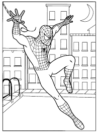 Supercoloring.com is a super fun for all ages: Full Page Spiderman Coloring Pages For Kids Drawing With Crayons