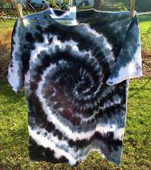 Black And White Tie Dye T Shirt Monochrome Tie Dye Shirt Black And White Tie Dye Shirt Custom Made To Order Tie Dye T Shirt Black Gray Tie Dye White Shirt Tie Dye Men Tie Dye T Shirts