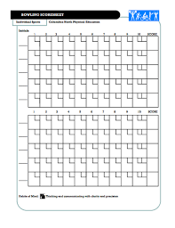 Bowling Score Sheet Free Download Create Edit Fill And Print Wondershare Pdfelement Bowling Middle School Math Scores