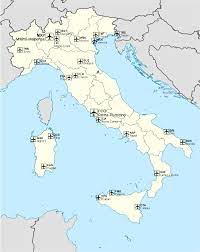 Interaktywne regiony włoch oraz opisy regionów, miast, plaż i atrakcji we włoszech. Wlochy Mape Lotniska Miedzynarodowy Port Lotniczy We Wloszech Na Mapie Europa Poludniowa Europa