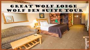 Find the perfect room for settling in after a fun memorable day at the water park. Great Wolf Lodge Wolf Den Suite Room Tour Video Baby Gizmo