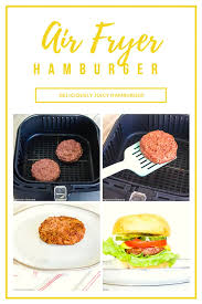 Easy in the air fryer. Air Fryer Hamburgers Vegetarian Mamma