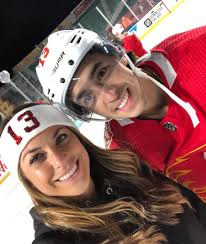 Johnny Gaudreau's wife honors him
