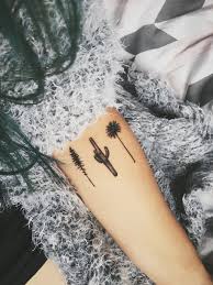 They are illlustrated art that are also great for your phone case. I Got This Pine Cactus Palm Tree Tattoo At The End Of My Us Road Trip Tattoos Body Art Tattoos Plant Tattoo