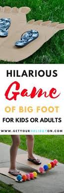 Hilarious Bigfoot Game Bigfoot Game Hilarious Kids Sommerfest Spiele Spiele Im Garten Spassige Spiele