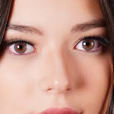 Kontaktlinsen farbig grau