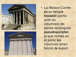 « ce n' est que le 14 septembre 1870 que maison carrée à été érigée en commune de plein exercice. La Maison Carree Nimes Merce Bigorra Ies Moianes Ppt Descargar