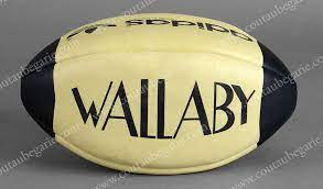 Ballon officiel Adidas, modèle Wallaby, utilisé à partir de 1992. En cuir 4  panneaux. état neuf.