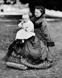 Queen Victoria became a grandmother 42 times in her life. She was  particularly pleased with her grandchildren and enjoyed watching the  princes and princesses filling her residences Osborne House, Windsor Castle  and