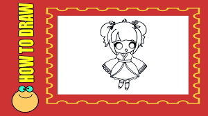Color the cartoon man if you have the time. How To Draw Gacha Life Characters Step By Step On Paper Youtube