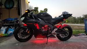 red accent honda motorcycle motorcycle led lighting motorcycle led lights