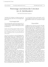 Reviews ghanbaris analyse besticht durch genauigkeit und klarheit in der sprache. Pdf Patronage Und Deutsche Literatur Im 18 Jahrhundert Projektbericht Nacim Ghanbari Academia Edu