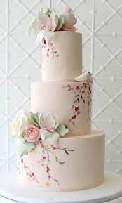 Wedding Cakes 15 01182017 Km Modwedding Flower Cake Cake Winter Wedding Cake