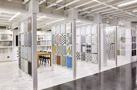 Surfaces And Tile Display In The San Francisco Showroom Bathroom Showrooms Showroom Interior Design Kitchen And Bath Showroom