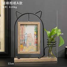 北欧现代水培花瓶家居客厅6寸照片相片框创意相框摆台装饰品摆件 tmall com天猫 decor home decor frame