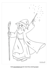 All wizard coloring pages fantasy free page dudeindisneycom magic with wand click waving holding potion. Wizard Coloring Pages Free Fairytales Stories Coloring Pages Kidadl