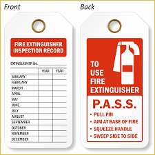 Most fire extinguishers will have a pictograph label telling you which classifications of fire the extinguisher is designed to fight. Fire Extinguisher Inspector Cv June 2021