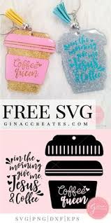 Download Zindee Key Chain Svg Coffee Cup Queen Give Me Jesus Coffee Keychain Keychain Keychain Design PSD Mockup Templates