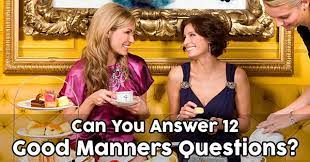 Think you know a lot about halloween? Can You Answer 12 Good Manners Questions Quizpug