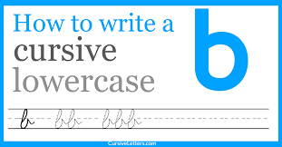 Check spelling or type a new query. Cursive B How To Write A Lowercase B In Cursive