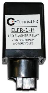The best way to do this is with a circuit like the following. Elfr 1 H Electronic Led Flasher Relay 4 Pin Honda Custom Led
