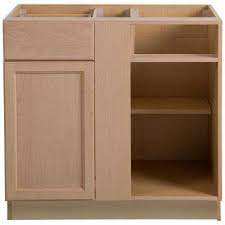 Hampton bay hampton unfinished beech raised panel stock assembled base kitchen cabinet with 3 drawers (24 in. Unfinished In Stock Kitchen Cabinets Kitchen Cabinets The Home Depot