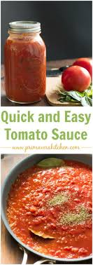 Tomato Sauce Easy Tomato Sauce Healthy Recipes Recipes