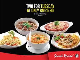 Secret recipe golden egg menu limited time offer. Secret Recipe Malaysia Buy 1 Free 1 Meal Miri City Sharing